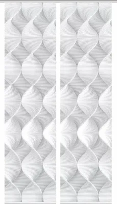 Produktbild von 84113 LAMIRA Schiebegardine, recyceltem Polyester, 245x60 cm