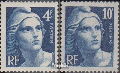 Produktbild von Briefmarken Frankreich 1944 Mi 698-699 postfrisch Marianne