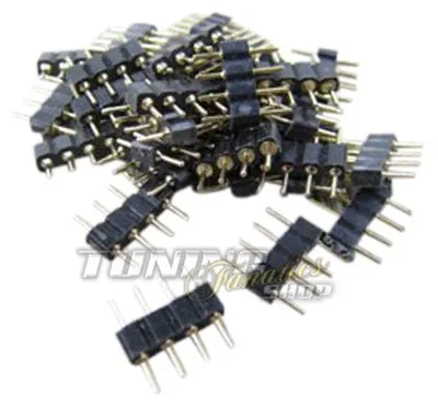 Produktbild von 10x RGB Strip LED SMD PCB Kabel Stecker Verbinder Connector Adapter für Leiste S