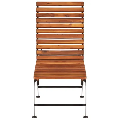Immagine prodotto di Lettino Prendisole con Gambe in Acciaio Legno Massello Acacia