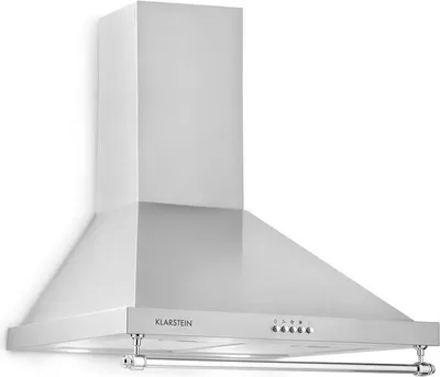 Obrázok produktu pre Klarstein Montblanc nástenný digestor, digestor s odsávaním/recirkuláciou vzduchu, 3 úrovne, komínový digestor s max. prietokom odsávaného vzduchu: 610 m³/h, montáž na stenu, šírka: 60 cm, strieborno-sivý