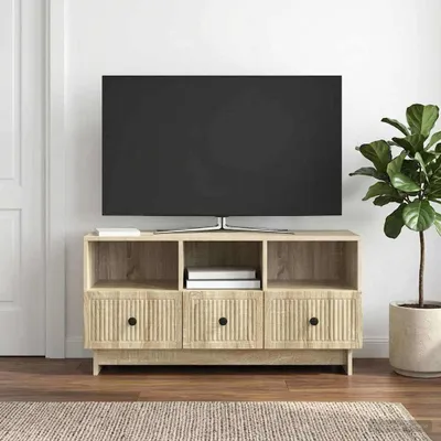 Obrázek produktu pro vidaXL TV skříňka Sonoma dub 102 x 34,5 x 50 cm dřevotřísková deska