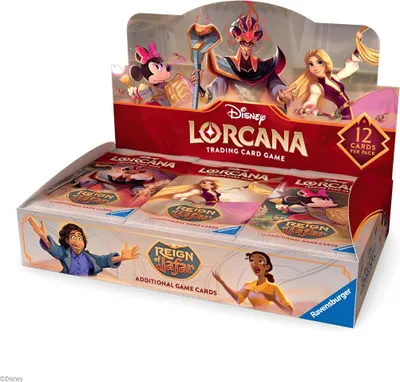 Produktbild von Ravensburger Adventskalender|Ravensburger Disney Lorcana Trading Card Game: Set 8 -  Booster Display mit 24 Booster Packs (Englisch)