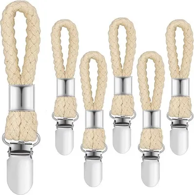 Produktbild von 6 Hänger für Handtücher - Geschirrtuchclips - Handtuchklemmen - Geschirrtuchhalter - Küche Badezimmer Balkon