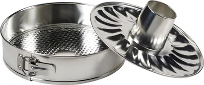 Produktbild von Springform Kuchenform 28cm, elektrolytisch verzinnt, mit 2 Wechselböden