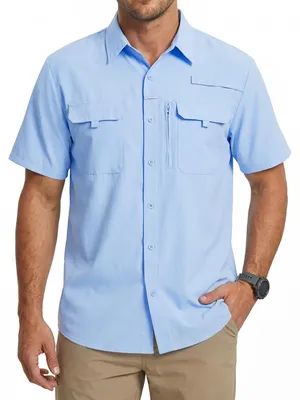 Productafbeelding van UPF 50+ UV Beschermend Korte Mouwen Shirt voor Buiten