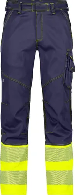 Produktbild von DASSY Warnschutzhose PRINCETON Gr. 62 STANDARD  blau/gelb