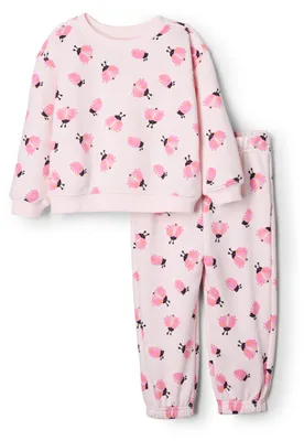 Immagine prodotto di A. Set per neonati unisex della collezione Essentials x Sofia Grainge, composto da felpa e pantaloni da jogging, colore blu