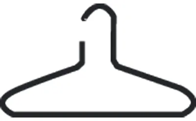 Zdjęcie produktu dla Kerkmann 6002 Kleiderbügel schwarz
