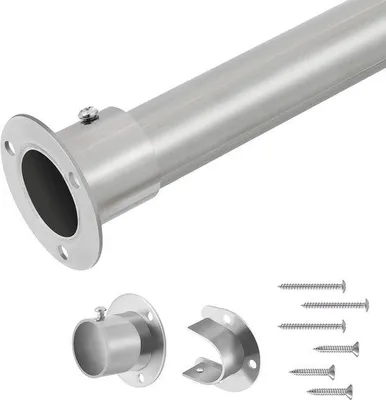 Produktbild von Famanu Kleiderstange verstellbar 74-100 cm - Silber