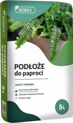 Produktbild von Farn-Erde, Erde für Farnpflanzen Blumenerde Sobex 5L
