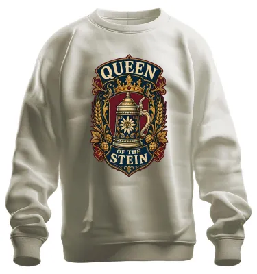 Imagen del producto de Reina del , jarra de cerveza, pantalones de cuero, sudadera, jersey, diseño de naturaleza, talla L