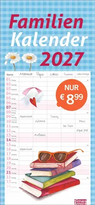 Produktbild von times&more Schaffner Familienplaner 2027