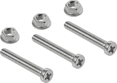 Produktbild von 6-teiliges Schraubenset L37mm – Befestigungsset für 7/13 polige Steckdosen – Anhänger Steckdosen Adapter Befestigung