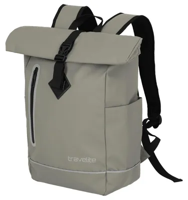 Produktbild von Travelite Rolltop Handgepäck Rucksack BASICS, 48 cm, 19 Liter, wasserfest