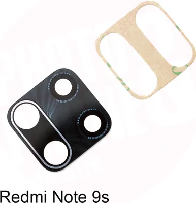 Produktbild von Xiaomi RedMi Note 9S Kamera Linse Glas Camera Glass Lens + Kleber Neu