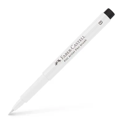 Produktbild von FABER-CASTELL Tuschestift PITT artist pen weiß 1,0 - 5,0 mm Pinselspitze