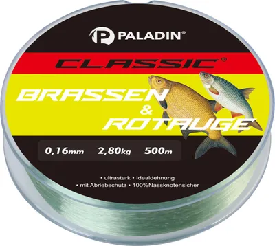 Produktbild von Paladin Angelschnur Rotauge Brasse 500 m 0,16 mm transparent