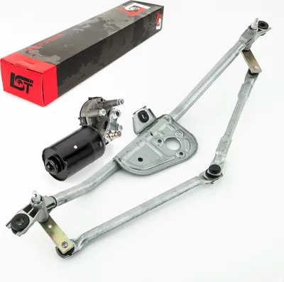 Produktbild von Scheibenwischer Wischergestänge mit Motor vorne für Audi A4 B5 für VW Passat 3B