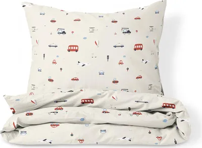 Produktbild von Petite Amélie Bettwäsche-Set – 140x200 cm – Baumwolle – Vehicles