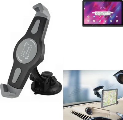 Produktbild von K-S-Trade Scheiben-Halterung für Tablets kompatibel mit Lenovo Yoga Tab 11 Wi-Fi KFZ Tablet Saugnapf Auto Halterung Windschutzscheibe Holder Halter