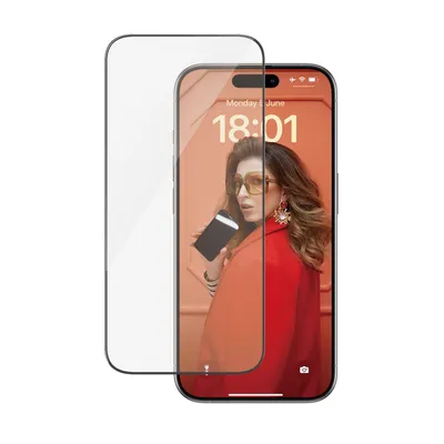 Immagine prodotto di PanzerGlass | Pellicola protettiva - vetro | Apple iPhone 15 Pro | Vetro temperato | Nero | Trasparente