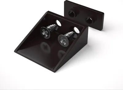 Produktbild von BAUHELD® Rolladen Anschlagwinkel 40mm [8 Stück] Rolladenstopper für Rolladenpanzer - Braun