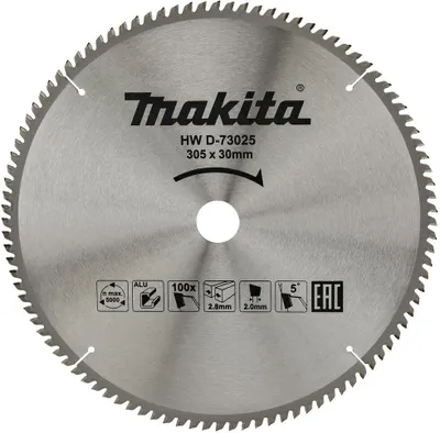 Produktbild von Makita HM-Kreissägeblatt TCT 305 x 30 mm - 100 Zähne - Alu