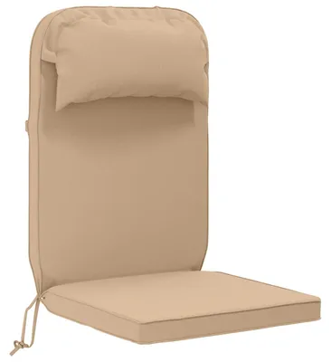 Immagine prodotto di Cuscini per sdraio da esterno, 100% poliestere, colore sabbia, dimensioni 55 x 124 x 5 cm