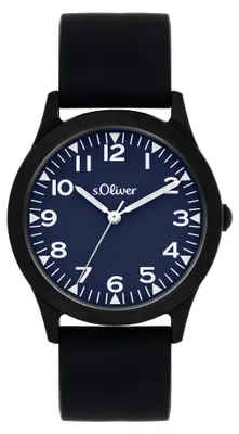 Produktbild von s.Oliver Uhr Kinder-Armbanduhr Jungen Silikon SO-4526-PQ