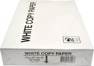 Immagine prodotto di Risma di Carta A4 da 500 fogli, 80gr, Bianco