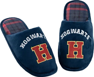 Image de Harry Potter - Pantoufles pour hommes, Poudlard NS8608 (40,5 EU - 42 EU) (Bleu)
