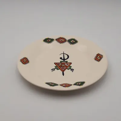 Image de Assiette plate Sahel beige - D 28 cm