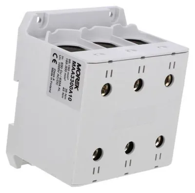 Imagen del producto de Conector OTL300-3, color gris, 3 conductores de aluminio/cobre, sección de 95-300 mm², tensión nominal de 1000 V AC / 1500 V DC, conexión universal MAA3300A10