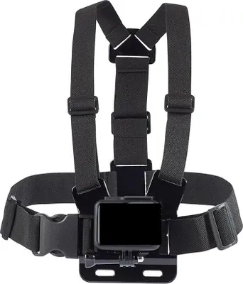 Produktbild von Kamera-Brustgurt - Universal, Nylon, Verstellbar - Für Action-Kamera, Sport & Outdoor-Aktivitäten