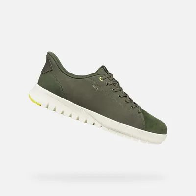 Produktbild von Geox Dunkelgrüne Herren-Sneaker Flextride Plus Fast in 45