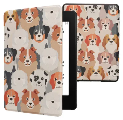 Produktbild von kwmobile Klapphülle kompatibel mit Amazon Kindle Paperwhite 11. Generation 2021 Hülle - Flipcase für Kindle Paperwhite Hülle mit Magnetverschluss -