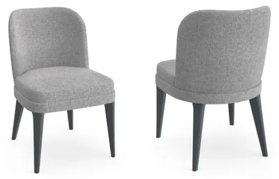 Produktbild von Esszimmerstuhl Luxus Modern Stühle Textil Design Stuhl Möbel Lehnstuhl