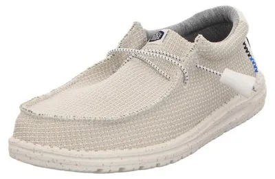 Immagine prodotto di Hey Dude Wally Sport scarpe da uomo, sneaker, slip-on, tessile, bianco - scarpe da ginnastica / scarpe stringate da uomo, bianco