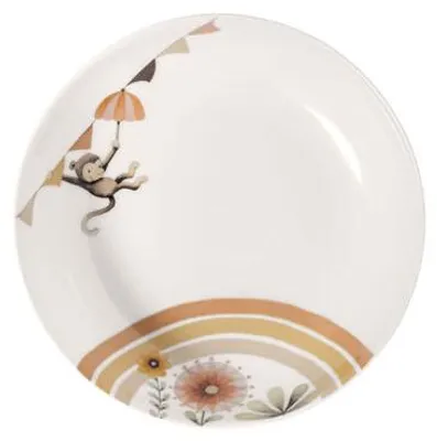 Zdjęcie produktu dla Villeroy&Boch - Głęboki talerz do zupy dla dzieci 19 cm Roar like a lion