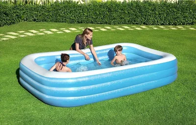 Produktbild von Nafukovací bazén "Deluxe Blue", rozměry před nafouknutím 300x178c 54009