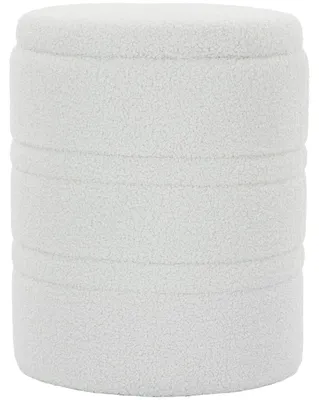 Immagine prodotto di Panca contenitore Sherpa con coperchio reversibile | Colore: Bianco | Dimensioni: 36,5 x 36,5 x 46,5 cm