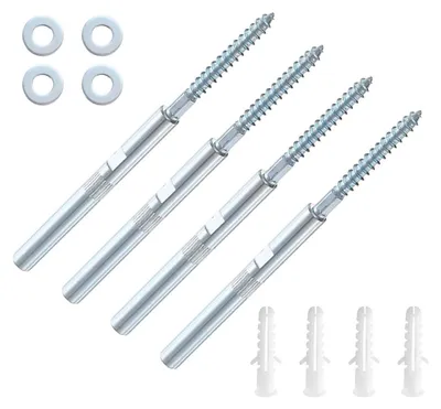 Zdjęcie produktu dla Uchwyty montażowe M8x100mm, niewidoczne, 4 sztuki