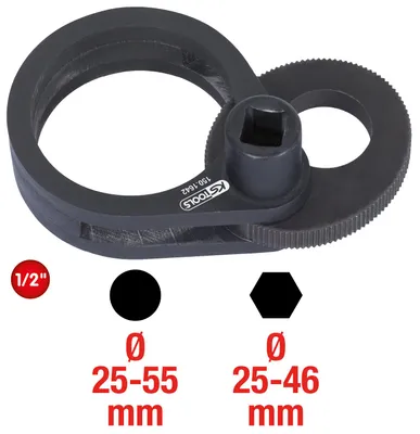 Zdjęcie produktu dla KS TOOLS Mimośrodowy przyrząd zaciskowo-obrotowy 25-55 mm - 150.1642