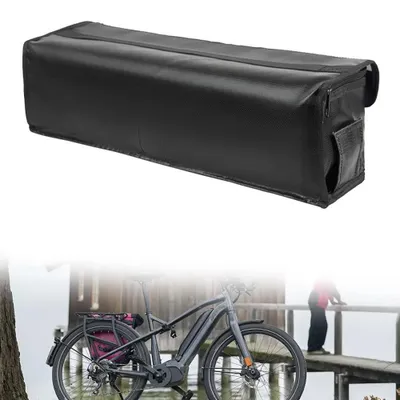 Productafbeelding van E-bike accubak, hittebestendige tas tot 1000 °C, waterdicht, explosiebestendig, veilig voor lithium-ion batterijen, geschikt voor het opladen, transport en opslag