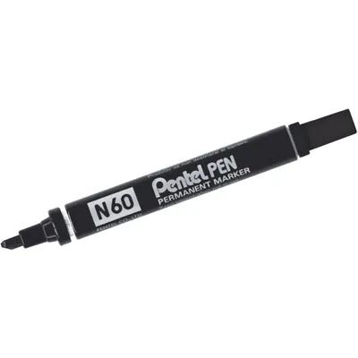 Obrázek produktu pro Permanentní popisovač 1,5-5,5 mm s klínovým hrotem, černý