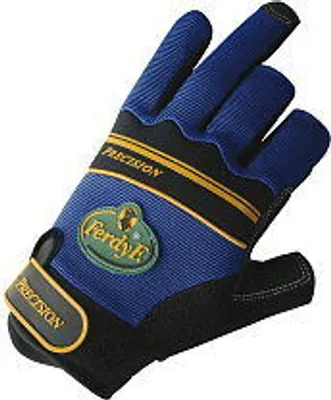 Produktbild von 1 Paar FerdyF Mechanics Handschuhe Arbeitshandschuhe Montagehandschuhe Precision Blau-Schwarz, Farbe:Blau, Grösse:L (9)