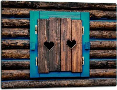 Produktbild von Glasschneidebrett Herdabdeckplatte Glaskeramikkochfeld Universal 52x40 cm Holz Herz