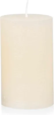 Produktbild von Rustikale Adventskerzen, Creme, 6 x Stumpfkerzen aus Wachs für Weihnachtsdekoration, Adventskranz und Tischdekoration, lange Brenndauer