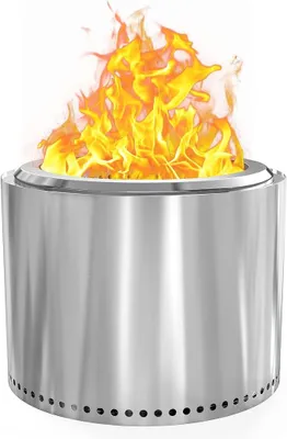 Produktbild von Feuerschalen, Feuerschale Camping Edelstahl, Rauchfreie Feuerschale ? 48,5 x 37 cm, Feuerstelle Outdoor mit Tragbarer Tragetasche für den Garten, Terrasse und Balkon